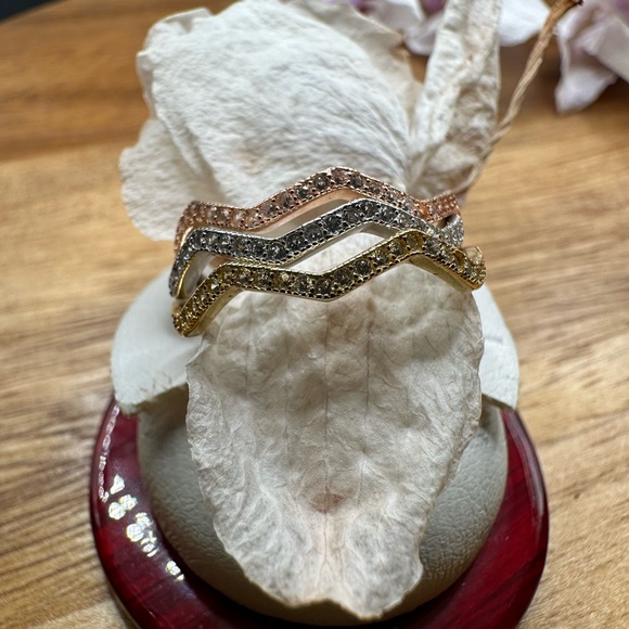 Stackable rings (3) NEW Sterling Silver - Picture 4 of 12